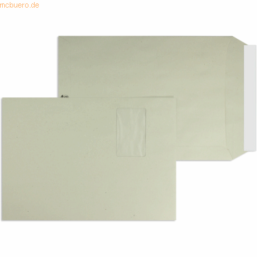Blanke Versandtaschen C4 100g/qm haftklebend Fenster VE=250 Stück grau von Blanke