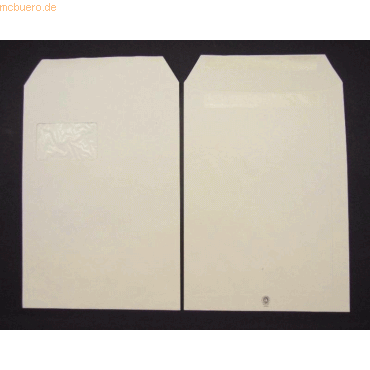 Blanke Versandtaschen C4 120g/qm SK Pergamin-Fenster VE=250 St. grau Blanke Versandtaschen C4 120g/qm SK Pergamin-Fenster VE=250 St. grau von Blanke