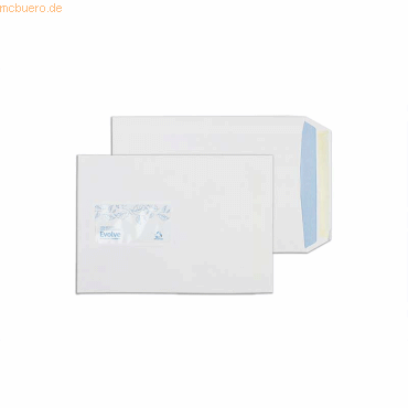 Blanke Versandtaschen C5 100g/qm selbstklebend Fenster VE=500 Stück we von Blanke