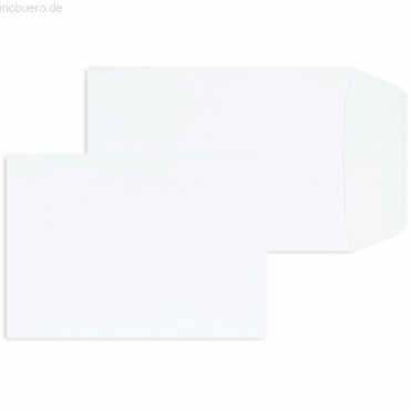 Blanke Versandtaschen C6 80g/qm gummiert VE=1000 Stück weiß von Blanke