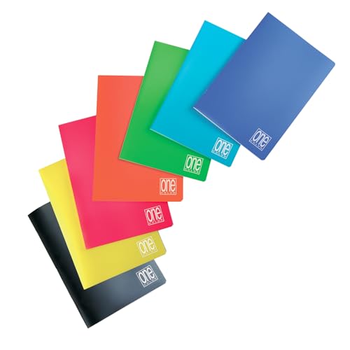 Blasetti - 10 Maxi-Hefte PPL One Color mit Jolly Page. Papier 80g, 80 Seiten + Vorsatzblatt, Einband aus Polypropylen - Lineatur 0B, Linien mit Rand für 3. Klasse von Blasetti