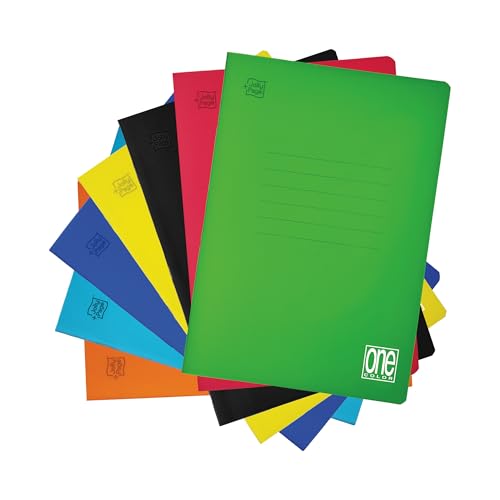 Blasetti - 10 Maxi-Hefte PPL One Color mit Jolly Page. Papier 80g, 80 Seiten + Vorsatzblatt, Einband aus Polypropylen - Lineatur 0C von Blasetti