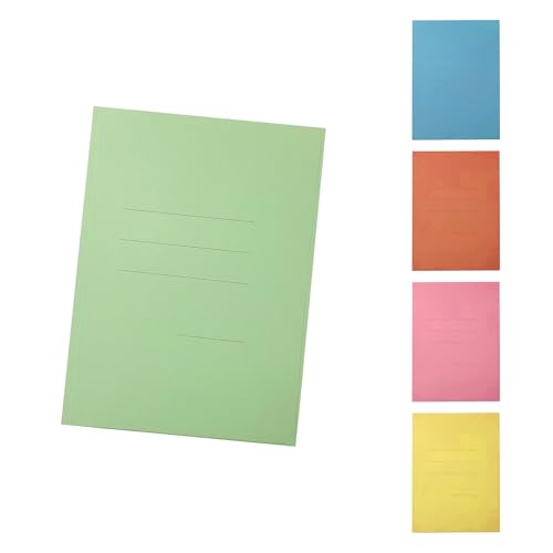 Blasetti Dokumentenmappen – Zaffiro MIX-FARBEN, Dokumentenordner für das Büro, Format 22 x 33,5 cm, Packung mit 50 Stück, 200 g zertifiziertes PEFC-Papier. von Blasetti