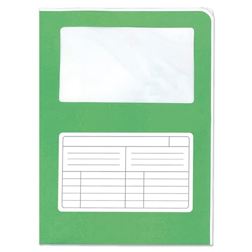 Blasetti Dokumentenmappen mit Fenster - SINTEX CROMO GRÜN Dokumentenordner für Büro, Format A4, Farbe Grün, Packung mit 50 Stück, 120 g/m² Papier, Auf zwei Seiten offen. Blasetti Dokumentenmappen mit Fenster - SINTEX CROMO GRÜN Dokumentenordner für Büro, Format A4, Farbe Grün, Packung mit 50 Stück, 120 g/m² Papier, Auf zwei Seiten offen. von Blasetti