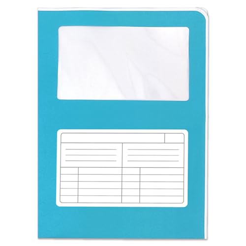 Blasetti Dokumentenmappen mit Fenster - SINTEX CROMO HELLBLAU Dokumentenordner für Büro, Format A4, Farbe Hellblau, Packung mit 50 Stück, 120 g/m² Papier, Auf zwei Seiten offen. Blasetti Dokumentenmappen mit Fenster - SINTEX CROMO HELLBLAU Dokumentenordner für Büro, Format A4, Farbe Hellblau, Packung mit 50 Stück, 120 g/m² Papier, Auf zwei Seiten offen. von Blasetti