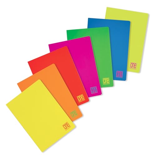 Blasetti One Color FLUO - A4-Heft, Maxi-Hefte mit Jolly Page, Packung mit 10 Stück, Papier 80g, einfarbiger Einband - Lineatur 1R, Linien für Mittel- oder Oberstufe Blasetti One Color FLUO - A4-Heft, Maxi-Hefte mit Jolly Page, Packung mit 10 Stück, Papier 80g, einfarbiger Einband - Lineatur 1R, Linien für Mittel- oder Oberstufe von Blasetti