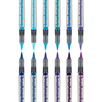 Karin Brushmarker PRO Set, 12 Farben - Sky Colors von Blau