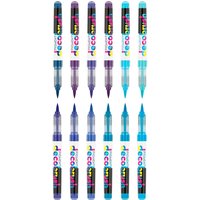 Karin PIGMENT Decobrush Collection - Violet-Blue Colors von Blau