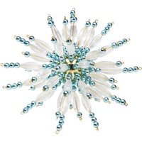 Perlenstern-Komplettset "Crystal Light Blue" von Blau