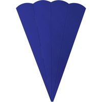 Schultüten-Rohling, 68 cm - Blau von Blau