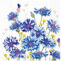 Serviette "Blaue Kornblumen" Serviette "Blaue Kornblumen" von Ihr