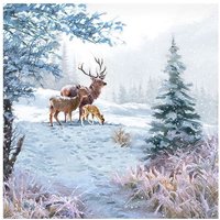 Serviette "Winterwaldszene" Serviette "Winterwaldszene" von ambiente