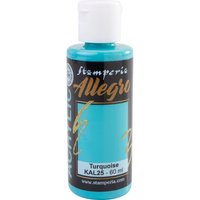 Stamperia "Allegro Acrylic" - Turquoise von Blau