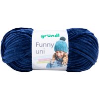 Wolle Funny Uni - Farbe 25 von Blau