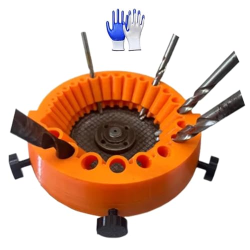 Universal Drill Bit Sharpening Tool,bohrerschleifgerät,bohrer schleifgerät,drill bit sharpener,Winkelschleifer Bohrerschärfer zum Schleifen von Bohrern, 2 bis 13 Mm Bohrer zum Schleifen 125 mm (1) von BlauHaus