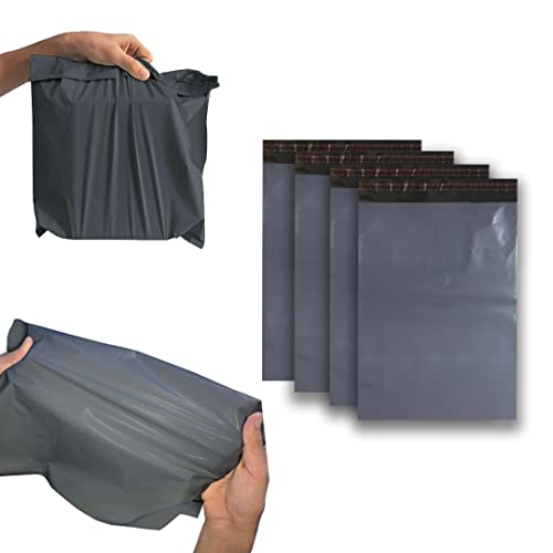 200 Versandtaschen Hochwertige Umschläge mit Selbstverschluss Porto Taschen Verpackung Paketversand aus Kunststoff Versandtaschen (25,4 x 35,56 cm) von BlauerHafen