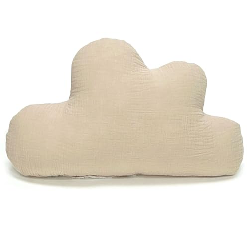Blausberg Baby - Wolken-Kissen aus Musselin - Beige - alle Materialien sind Oeko-TEX Standar 100 Zertifiziert Blausberg Baby - Wolken-Kissen aus Musselin - Beige - alle Materialien sind Oeko-TEX Standar 100 Zertifiziert von Blausberg