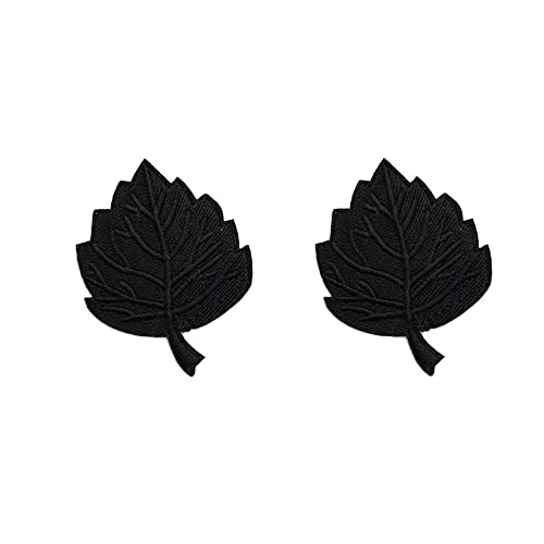 10 Stück Blätter Patches zum Aufbügeln,Bestickte Patches,Blattform Gestickte Aufnäher,Mini Stickerei Aufnäher,Bügelpatch,für Hut Jacke Jeans Rucksäcke DIY Dekoration,5.5 x 4.5 cm,Schwarz 10 Stück Blätter Patches zum Aufbügeln,Bestickte Patches,Blattform Gestickte Aufnäher,Mini Stickerei Aufnäher,Bügelpatch,für Hut Jacke Jeans Rucksäcke DIY Dekoration,5.5 x 4.5 cm,Schwarz von Blausky