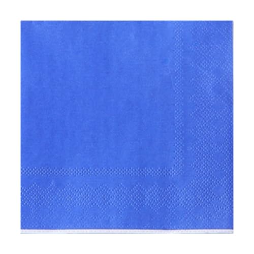 100 Stück Einfarbiger Servietten,Einweg-Partyservietten Quadrat Papierservietten Servietten 2-lagig aus Frischzellstoff für Cocktail Abendessen Hochzeit Geburtstags 25x25cm,Dunkelblau 100 Stück Einfarbiger Servietten,Einweg-Partyservietten Quadrat Papierservietten Servietten 2-lagig aus Frischzellstoff für Cocktail Abendessen Hochzeit Geburtstags 25x25cm,Dunkelblau von Blausky