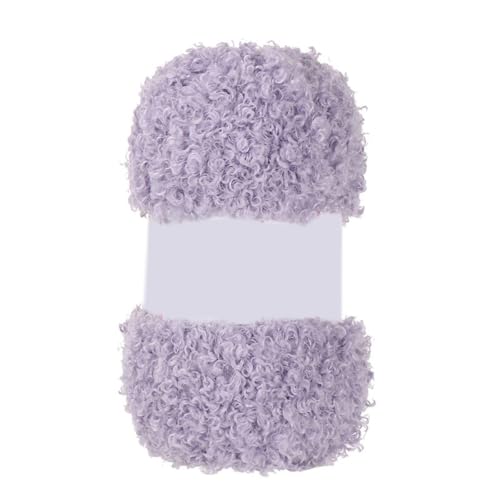 100g Weiche Wolle zum Häkeln,Häkelgarn Plüschgarn Häkelzubehör für Anfänger Dicke Garn Handstrickgarn Flauschige Plush Yarn zum Stricken für Decken Schals Taschen Hüte Puppen,Lila 100g Weiche Wolle zum Häkeln,Häkelgarn Plüschgarn Häkelzubehör für Anfänger Dicke Garn Handstrickgarn Flauschige Plush Yarn zum Stricken für Decken Schals Taschen Hüte Puppen,Lila von Blausky