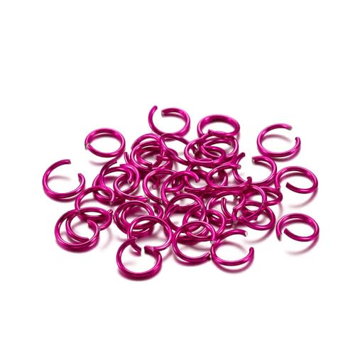 1500 Stück Spaltringe,Aluminium Biegeringe,Metall Kettenringe,Verbindungsstücke für Schmuck,Kleine Metallringe,Jump Ringe,für Choker Armband Halsketten DIY Haarschmuck Herstellung,Dunkelrot,1 x 10 mm 1500 Stück Spaltringe,Aluminium Biegeringe,Metall Kettenringe,Verbindungsstücke für Schmuck,Kleine Metallringe,Jump Ringe,für Choker Armband Halsketten DIY Haarschmuck Herstellung,Dunkelrot,1 x 10 mm von Blausky