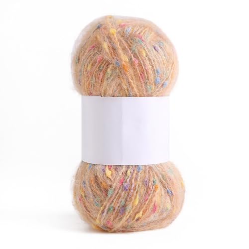 1x50g Flauschige Häkelgarn,Plüschgarn Samt Garn Acryl Garn mit Bunte Kleiner Bälle Mehrfarbiges Acrylgarn Weich Plüschwolle für Anfänger zum Stricken Decken Schals Mützen,Aprikose 1x50g Flauschige Häkelgarn,Plüschgarn Samt Garn Acryl Garn mit Bunte Kleiner Bälle Mehrfarbiges Acrylgarn Weich Plüschwolle für Anfänger zum Stricken Decken Schals Mützen,Aprikose von Blausky