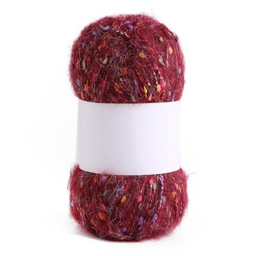1x50g Flauschige Häkelgarn,Plüschgarn Samt Garn Acryl Garn mit Bunte Kleiner Bälle Mehrfarbiges Acrylgarn Weich Plüschwolle für Anfänger zum Stricken Decken Schals Mützen,Kragen 1x50g Flauschige Häkelgarn,Plüschgarn Samt Garn Acryl Garn mit Bunte Kleiner Bälle Mehrfarbiges Acrylgarn Weich Plüschwolle für Anfänger zum Stricken Decken Schals Mützen,Kragen von Blausky
