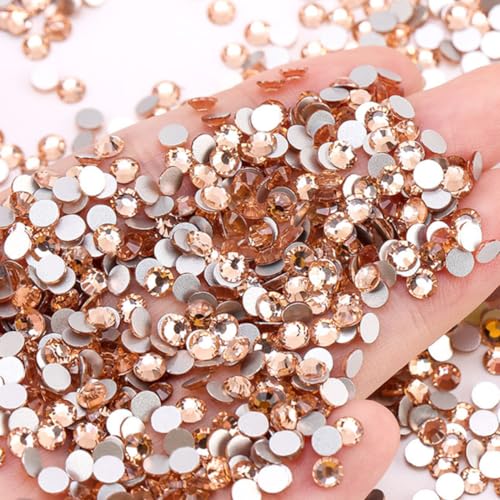 288 Stück ss34/7mm Flache Rückseite Strasssteine,Nagel Kristalle Strass Glassteine zum Basteln Rhinestone aus Glas Diamante Gems Farbige Runde Edelsteine für Nagelkunst,Champagner 288 Stück ss34/7mm Flache Rückseite Strasssteine,Nagel Kristalle Strass Glassteine zum Basteln Rhinestone aus Glas Diamante Gems Farbige Runde Edelsteine für Nagelkunst,Champagner von Blausky