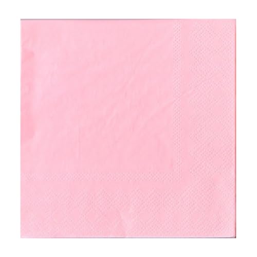 40 Stück Einfarbiger Servietten,Einweg-Partyservietten Quadrat Papierservietten Servietten 2-lagig aus Frischzellstoff für Cocktail Abendessen Hochzeit Geburtstags 25x25cm,Rosa 40 Stück Einfarbiger Servietten,Einweg-Partyservietten Quadrat Papierservietten Servietten 2-lagig aus Frischzellstoff für Cocktail Abendessen Hochzeit Geburtstags 25x25cm,Rosa von Blausky