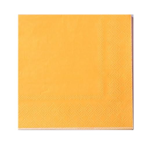 60 Stück Einfarbiger Servietten,Einweg-Partyservietten Quadrat Papierservietten Servietten 2-lagig aus Frischzellstoff für Cocktail Abendessen Hochzeit Geburtstags 25x25cm,Orange 60 Stück Einfarbiger Servietten,Einweg-Partyservietten Quadrat Papierservietten Servietten 2-lagig aus Frischzellstoff für Cocktail Abendessen Hochzeit Geburtstags 25x25cm,Orange von Blausky