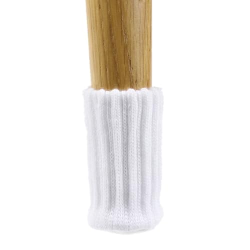 8 Stück Elastisch Möbelsocken Gestrickte,Filz Stuhlbeinkappen Antirutsch Pads Kratzfeste Stuhlsocken Passend Bodenschoner für Stuhlbeine Tischbeine Möbelbeine von 7-17cm,Weiß 8 Stück Elastisch Möbelsocken Gestrickte,Filz Stuhlbeinkappen Antirutsch Pads Kratzfeste Stuhlsocken Passend Bodenschoner für Stuhlbeine Tischbeine Möbelbeine von 7-17cm,Weiß von Blausky