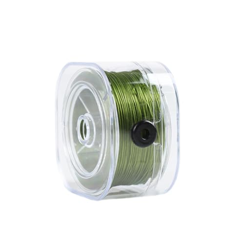 Blausky 0.7mm x 90m Elastische Schmuckfaden zum Basteln,Reißfeste Armband Schnur Gummiband Stretch Schnur Bänder aus Elasthan Perlen Faden mit Box für Armbänder Perlenschmuck,Armeegrün Blausky 0.7mm x 90m Elastische Schmuckfaden zum Basteln,Reißfeste Armband Schnur Gummiband Stretch Schnur Bänder aus Elasthan Perlen Faden mit Box für Armbänder Perlenschmuck,Armeegrün von Blausky