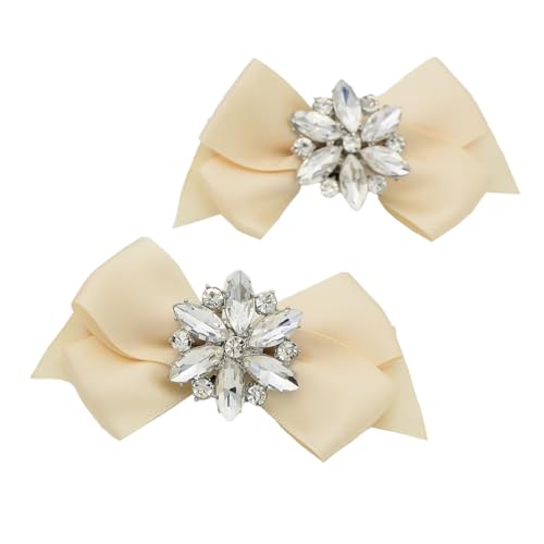 Blausky 1 Paar 8.7 x 5 cm Metall Strass Schuhclips,Schleifen Schuhclips Abnehmbare,Schmuck Schuhzubehör,Kristall Strass Schnalle,Funkelnde Schuhe Schmuck,Shoe Charms für Frauen und Damen,Creme Blausky 1 Paar 8.7 x 5 cm Metall Strass Schuhclips,Schleifen Schuhclips Abnehmbare,Schmuck Schuhzubehör,Kristall Strass Schnalle,Funkelnde Schuhe Schmuck,Shoe Charms für Frauen und Damen,Creme von Blausky