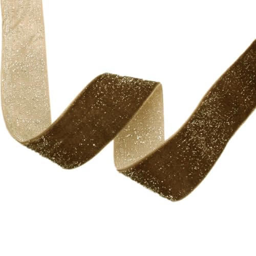Blausky 1 Rolle 9m x 20mm Einseitiges Samtband,Glitzer Band Stoffbänder Geschenkband Schleifenband Dekobänder Glitzerband zum Bastel für Verpacken Geschenken DIY Haarbänder Kleidung,Dunkelbraun Blausky 1 Rolle 9m x 20mm Einseitiges Samtband,Glitzer Band Stoffbänder Geschenkband Schleifenband Dekobänder Glitzerband zum Bastel für Verpacken Geschenken DIY Haarbänder Kleidung,Dunkelbraun von Blausky
