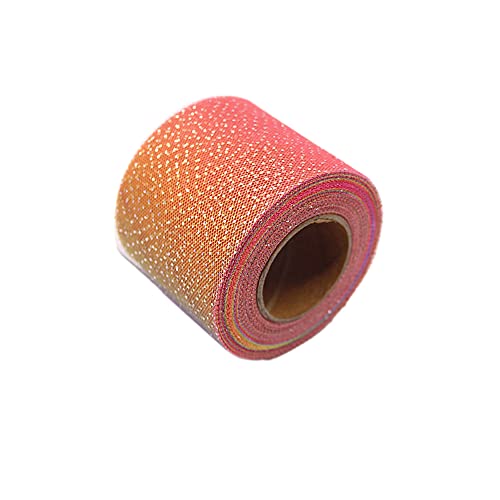 Blausky 1 Rolle Glitzer Tüllstoff,Bunt Glitzer Band,Regenbogen Bänder,Tüll Dekoband,Farbverlaufsband,Dekoration Geschenkband,für Tutu-Röcke,DIY Haarschmuck,Hochzeit,Weihnachten,Breite 6 cm,Rot Blausky 1 Rolle Glitzer Tüllstoff,Bunt Glitzer Band,Regenbogen Bänder,Tüll Dekoband,Farbverlaufsband,Dekoration Geschenkband,für Tutu-Röcke,DIY Haarschmuck,Hochzeit,Weihnachten,Breite 6 cm,Rot von Blausky