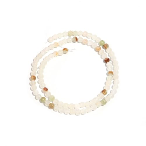Blausky 1 Spieß ca.90 Stück Runde Steinperlen Imitierte Jadeperlen Edelstein Perlen Naturstein Perlen mit Loch,Edelsteine zum Auffädeln für DIY Armband Halskette Schmuckherstellung,4mm Aprikose Blausky 1 Spieß ca.90 Stück Runde Steinperlen Imitierte Jadeperlen Edelstein Perlen Naturstein Perlen mit Loch,Edelsteine zum Auffädeln für DIY Armband Halskette Schmuckherstellung,4mm Aprikose von Blausky