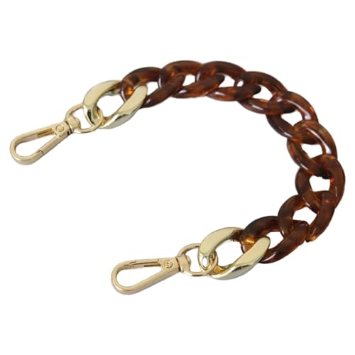 Blausky 1 Stück Kurze Universal Handykette,28cm Acrylkette Handy-Lanyard mit Karabiner,Handyanhänger Handy Schlüsselband,Taschenkette Charm Taschenanhänger Handygurt Handschlaufe,Braun von Blausky