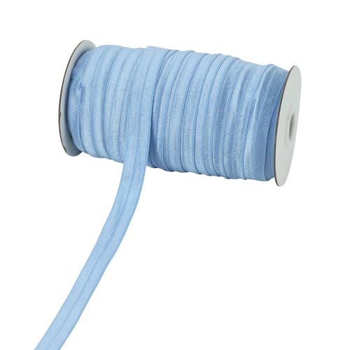 Blausky 1.5cm x 10 Yards Gummiband,Flache Gummibänder Nähen Stretch Spitzenbesatz Nähbänder Elastisches Farbband Spitzenborte Nähzubehör für Manschette Unterwäsche Dessous Haargummi,Farbe 30 von Blausky
