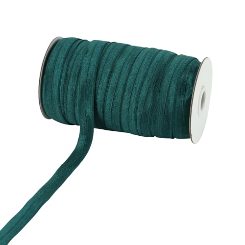 Blausky 1.5cm x 10 Yards Gummiband,Flache Gummibänder Nähen Stretch Spitzenbesatz Nähbänder Elastisches Farbband Spitzenborte Nähzubehör für Manschette Unterwäsche Dessous Haargummi,Farbe 33 von Blausky