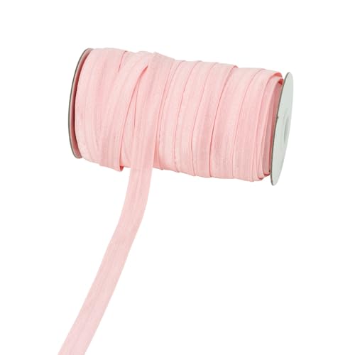Blausky 1.5cm x 20 Yards Gummiband,Flache Gummibänder Nähen Stretch Spitzenbesatz Nähbänder Elastisches Farbband Spitzenborte Nähzubehör für Manschette Unterwäsche Dessous Haargummi,Farbe 8 von Blausky