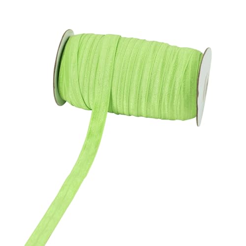 Blausky 1.5cm x 50 Yards Gummiband,Flache Gummibänder Nähen Stretch Spitzenbesatz Nähbänder Elastisches Farbband Spitzenborte Nähzubehör für Manschette Unterwäsche Dessous Haargummi,Farbe 44 von Blausky