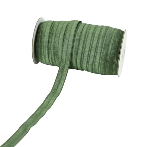 Blausky 1.5cm x 50 Yards Gummiband,Flache Gummibänder Nähen Stretch Spitzenbesatz Nähbänder Elastisches Farbband Spitzenborte Nähzubehör für Manschette Unterwäsche Dessous Haargummi,Farbe 46 von Blausky