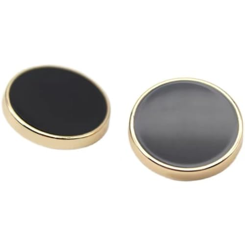 Blausky 10 Stück 25mm Rund Metall Knöpfe,Bastelknöpfe Knöpfe mit Öse Vintage Metallknöpfe Ösenknöpfe Nähknöpfe Buttons zum Nähen für DIY Kleidung Mantel Jacke Blazer Anzüge,Schwarzgold Blausky 10 Stück 25mm Rund Metall Knöpfe,Bastelknöpfe Knöpfe mit Öse Vintage Metallknöpfe Ösenknöpfe Nähknöpfe Buttons zum Nähen für DIY Kleidung Mantel Jacke Blazer Anzüge,Schwarzgold von Blausky