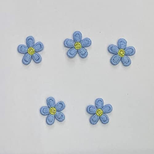 Blausky 100 Stück 2cm Blumen Applikationen,Bunte Nähblumen-Patches Bestickte Aufnäher Kostümzubehör Stickte Flicken Reparatur Patches zum Nähen für Kleidung Hüte Jeans Hemden Taschen,Blau Blausky 100 Stück 2cm Blumen Applikationen,Bunte Nähblumen-Patches Bestickte Aufnäher Kostümzubehör Stickte Flicken Reparatur Patches zum Nähen für Kleidung Hüte Jeans Hemden Taschen,Blau von Blausky