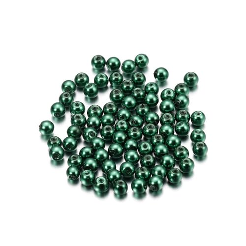 Blausky 100 Stück 6mm Bunte Glasperlen,Pony Perlen Bastelperlen mit Loch Runde Edelstein Perlen Rocailles-Perlen Lose Glas Perlen Spacer Perlen für DIY Schmuck Armbänder Ohrringe,Dunkelgrün Blausky 100 Stück 6mm Bunte Glasperlen,Pony Perlen Bastelperlen mit Loch Runde Edelstein Perlen Rocailles-Perlen Lose Glas Perlen Spacer Perlen für DIY Schmuck Armbänder Ohrringe,Dunkelgrün von Blausky
