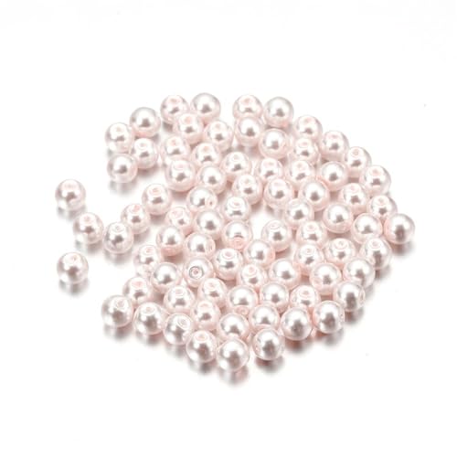 Blausky 100 Stück 6mm Bunte Glasperlen,Pony Perlen Bastelperlen mit Loch Runde Edelstein Perlen Rocailles-Perlen Lose Glas Perlen Spacer Perlen für DIY Schmuck Armbänder Ohrringe,Hellrosa Blausky 100 Stück 6mm Bunte Glasperlen,Pony Perlen Bastelperlen mit Loch Runde Edelstein Perlen Rocailles-Perlen Lose Glas Perlen Spacer Perlen für DIY Schmuck Armbänder Ohrringe,Hellrosa von Blausky