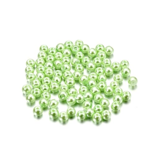 Blausky 100 Stück 8mm Bunte Glasperlen,Pony Perlen Bastelperlen mit Loch Runde Edelstein Perlen Rocailles-Perlen Lose Glas Perlen Spacer Perlen für DIY Schmuck Armbänder Ohrringe,Hellgrün Blausky 100 Stück 8mm Bunte Glasperlen,Pony Perlen Bastelperlen mit Loch Runde Edelstein Perlen Rocailles-Perlen Lose Glas Perlen Spacer Perlen für DIY Schmuck Armbänder Ohrringe,Hellgrün von Blausky