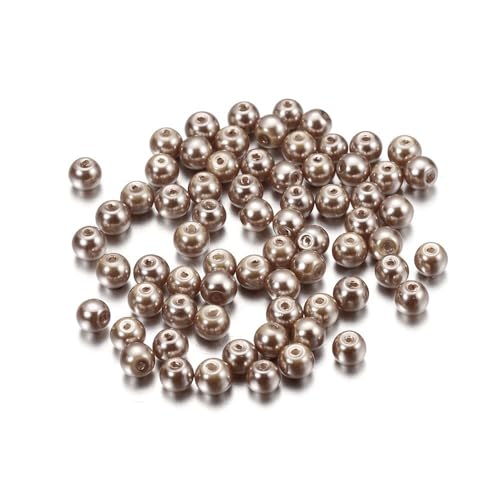 Blausky 100 Stück 8mm Bunte Glasperlen,Pony Perlen Bastelperlen mit Loch Runde Edelstein Perlen Rocailles-Perlen Lose Glas Perlen Spacer Perlen für DIY Schmuck Armbänder Ohrringe,Khaki Blausky 100 Stück 8mm Bunte Glasperlen,Pony Perlen Bastelperlen mit Loch Runde Edelstein Perlen Rocailles-Perlen Lose Glas Perlen Spacer Perlen für DIY Schmuck Armbänder Ohrringe,Khaki von Blausky