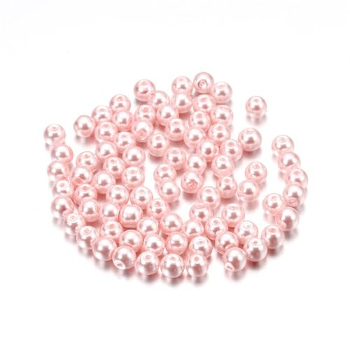 Blausky 100 Stück 8mm Bunte Glasperlen,Pony Perlen Bastelperlen mit Loch Runde Edelstein Perlen Rocailles-Perlen Lose Glas Perlen Spacer Perlen für DIY Schmuck Armbänder Ohrringe,Rosa A Blausky 100 Stück 8mm Bunte Glasperlen,Pony Perlen Bastelperlen mit Loch Runde Edelstein Perlen Rocailles-Perlen Lose Glas Perlen Spacer Perlen für DIY Schmuck Armbänder Ohrringe,Rosa A von Blausky