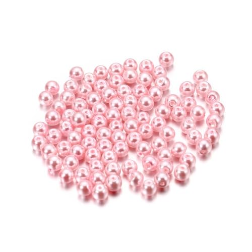 Blausky 100 Stück 8mm Bunte Glasperlen,Pony Perlen Bastelperlen mit Loch Runde Edelstein Perlen Rocailles-Perlen Lose Glas Perlen Spacer Perlen für DIY Schmuck Armbänder Ohrringe,Rosa B Blausky 100 Stück 8mm Bunte Glasperlen,Pony Perlen Bastelperlen mit Loch Runde Edelstein Perlen Rocailles-Perlen Lose Glas Perlen Spacer Perlen für DIY Schmuck Armbänder Ohrringe,Rosa B von Blausky